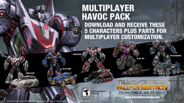 Fall of Cybertron DLC balíček „Havoc Pack“